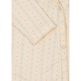Konges Slojd newborn onesie Fete de Fleur