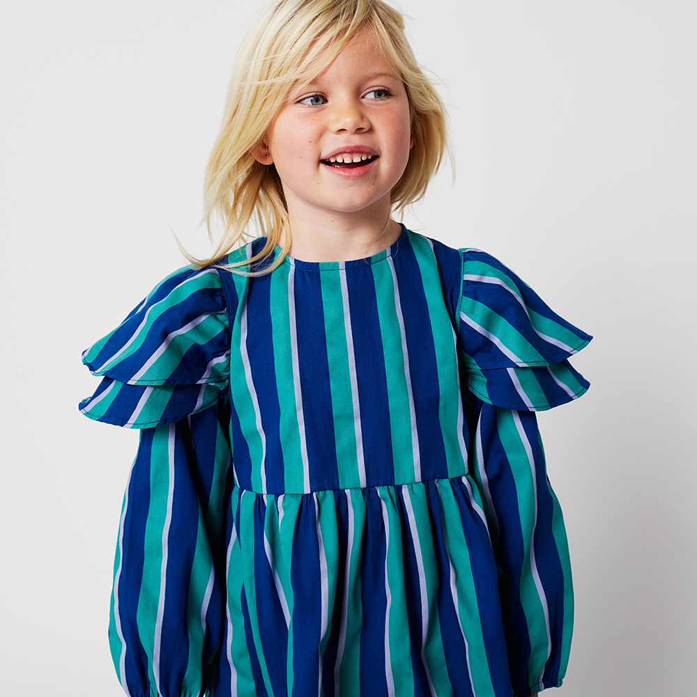 Bobo Choses Striped woven dress