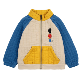 Bobo Choses | Baby Little Tin Soldier quilted zipped sweatshirt