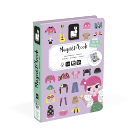 Janod | Magnetibook Kostuums meisjes | 3-8 jaar