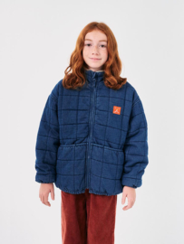 Bobo Choses | Funny Face vintage denim quilted jacket | Winterjas