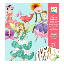 Djeco knutselset Jumping Jacks Feeën DJ09654 | 5-8 jaar
