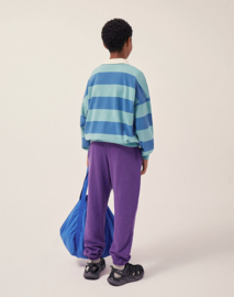 The Campamento | Oversized kids sweatshirt Blue Stripes