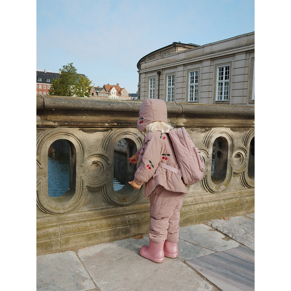 Konges Slojd Juno quilted backpack  -  Twilight Mauve