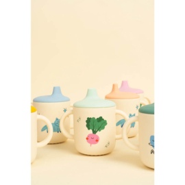 The Cotton Cloud tuitbeker Funky Dogs - Blauw