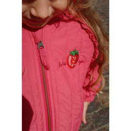 Konges Slojd Juno Sparkle bomber jacket Raspberry Wine
