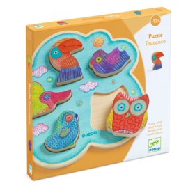 * Djeco *  Houten puzzel Toekanco |  12m +