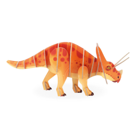 Janod Houten 3D puzzel Dino Triceratops | 5+