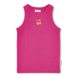 Petit Blush - Rib Singlet - Rose Violet
