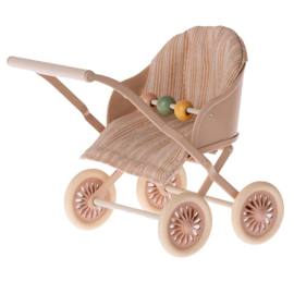 Maileg metalen miniatuur buggy roze
