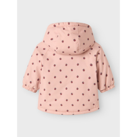 Lil Atelier Baby Winterjas LaSnow05 - AOP Ladybug