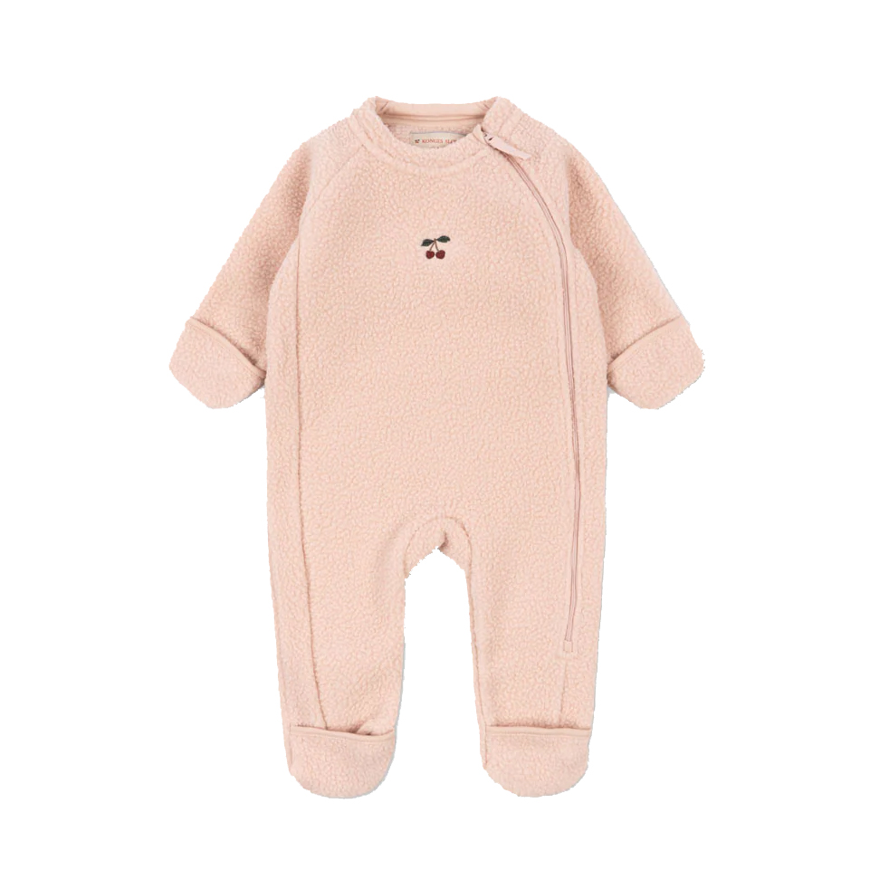 Konges Slojd Safa onesie   -  Smoke Rose
