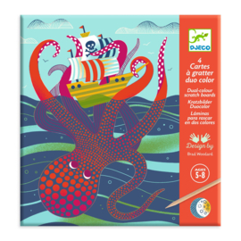 Djeco krasplaten Topsy Turvy DJ09714 | 5-8 jaar