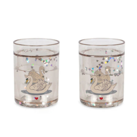 Konges Slojd | 2-pack glitterbekers Swan