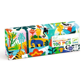 Djeco Gallery puzzel Jungle 100 stukjes DJ07619 | 5+