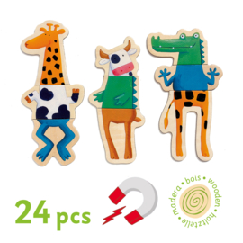Djeco Magneetpuzzels Gekke Dieren DJ03111 | 2+