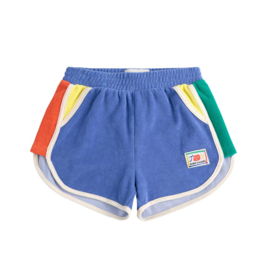 Bobo Choses Smiling color block terry shorts