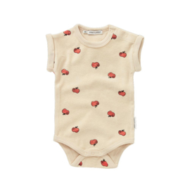 Sproet & Sprout terry romper appeltjes