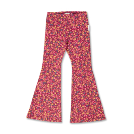 Petit Blush Bowie Flared Pants  -  Winter Flowers