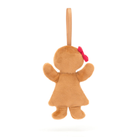 Jellycat | Festive Folly Gingerbread Ruby kersthanger