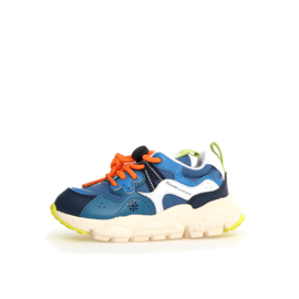 Flower Mountain kindersneakers Yamano 3 Junior - Navy Celeste Blue