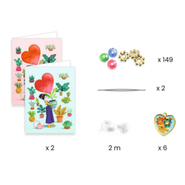 Djeco You & Me armbandjes met harten maken | 6+