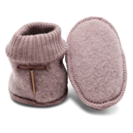 Mikk-line | Merinowollen babyslofjes | Twilight Mauve