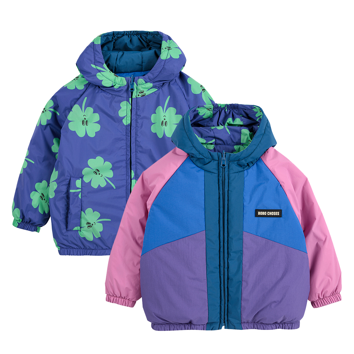 Bobo Choses Baby  -  Lucky Clover Reversible Winterjas