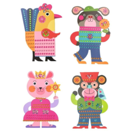 Djeco Knutselset Creëren met Stickers Sparkle DJ00090 | 3-6 jaar