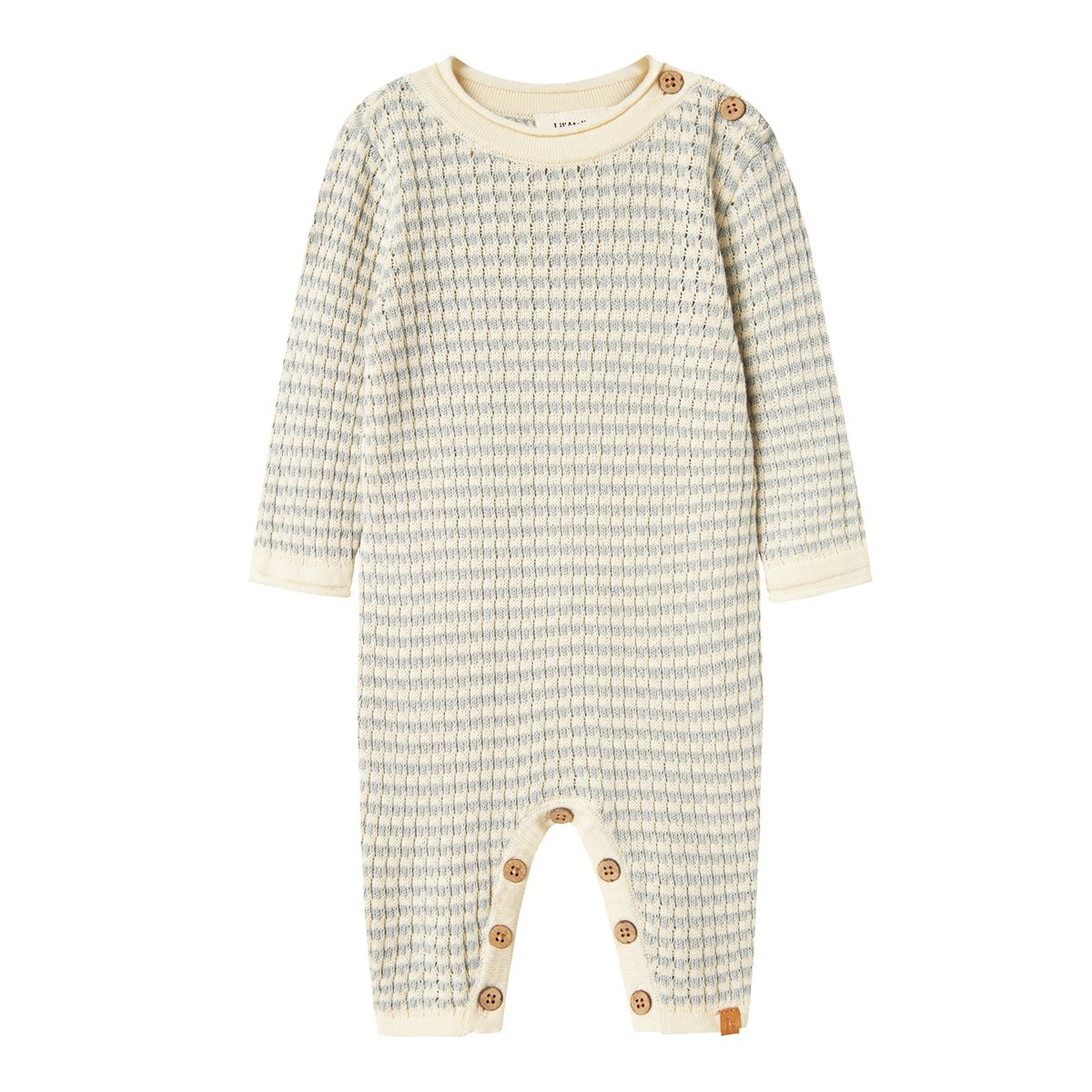 Lil Atelier newborn Knit Suit Nelson  -  Pigeon