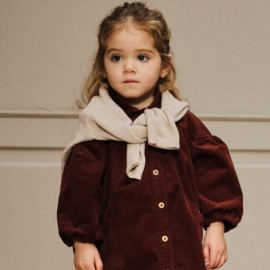 Lil Atelier Obert Corduroy Jurk  -  Hot Chocolate