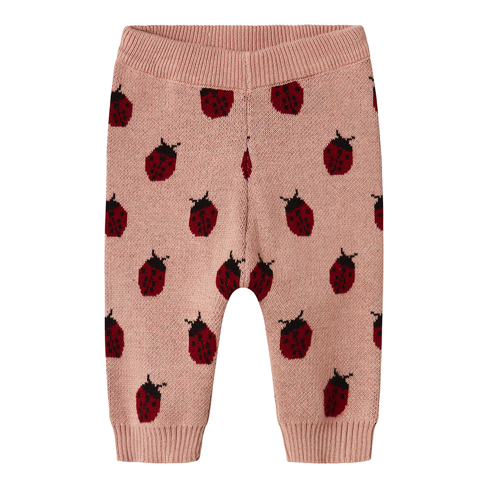 Lil Atelier newborn jacquard broekje Lulio  -  Misty Rose