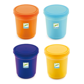 Djeco vier potten boetseerklei Nature DJ09027 | 18m+