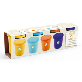 Djeco vier potten boetseerklei Nature DJ09027 | 18m+
