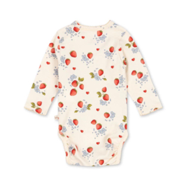 Konges Slojd Basic newborn romper Marmalade