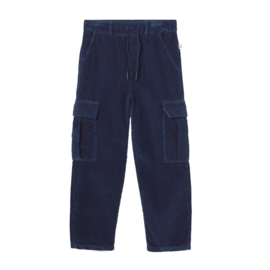 Cozmo Cargo broek Salem -  Navy Denim Corduroy