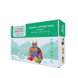 Cleverclixx | Magnetische tegels | Original Pack Intense | 60 stuks