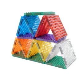 Cleverclixx | Brick Tiles Pack intense | 16 delen