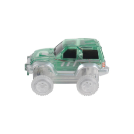 Cleverclixx | Race Track Car Pastel Green