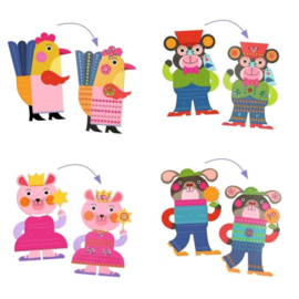 Djeco Knutselset Creëren met Stickers Sparkle DJ00090 | 3-6 jaar