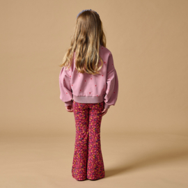 Petit Blush Bowie Flared Pants  -  Winter Flowers