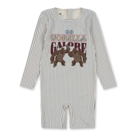 Konges Slojd | UV-suit Aster Onesie | Stripe Bluie