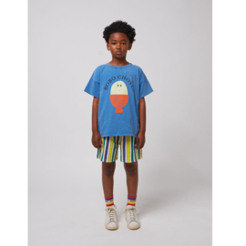 Bobo Choses Muliticolor gestreepte bermuda shorts
