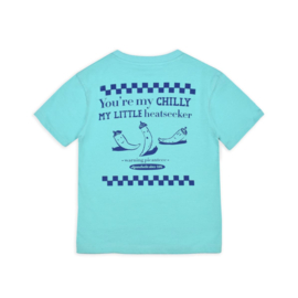 Ammehoela T-shirt Zoe.75 - Pool Blue