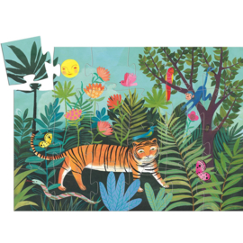 * Djeco * Vormpuzzel The Tigers Walk  24 stukken  (3+)