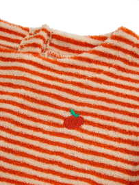 Babo Choses | Baby | Orange Stipes terry dress
