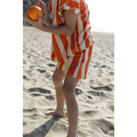 Ammehoela Apollo Shorts - Orange stripes