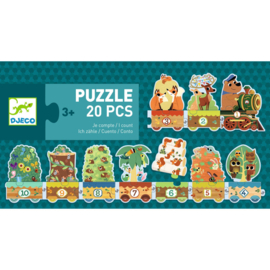Djeco Puzzel Ik Tel  -  20 stukken - DJ08194 - 3+