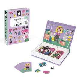 Janod | Magnetibook Kostuums meisjes | 3-8 jaar