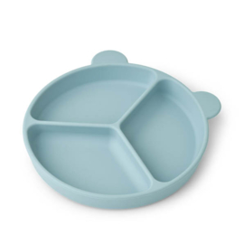 Liewood  Stacy vakjesbord met zuignap | Sea Blue